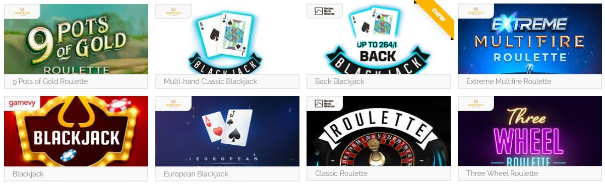 The Playzee Roulette, Blackjack & Other Table Games Playzee 轮盘赌、二十一点和其他桌面游戏